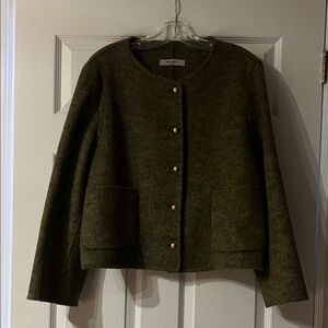 Elegant Olive Women's Blazer